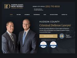 Верстка и натяжка на WP HudsonCountyCriminalLawyer