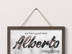 Обложка для журнала Alberto