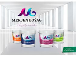 Merjen Boyag (Emulsion paint products packaging)
