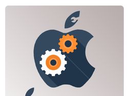Логотип для сервиса починки техники Apple