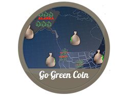 Продающий ролик, 3D, ICO Go Green Coin
