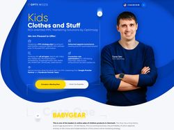 Лендинг для Optimozg