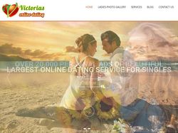 Одностраничный сайт Victorias Online Dating