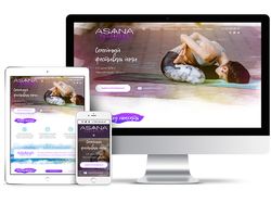 Дизайн сайта для фестиваля йоги AsanaFest