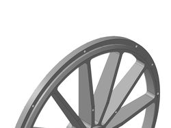3d-модель ступицы намоточного колеса