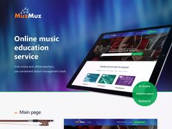 MuzMuz Website Design & Logo