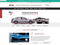 Обновления дизайна на сайте allfitautomotive.com