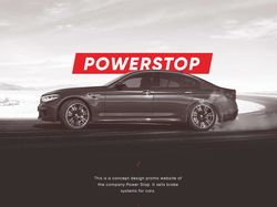 Промо сайт компании "POWERSTOP"