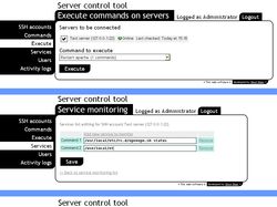 Server control tool