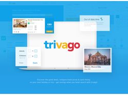 Веб-дизайн. Веб-сервис по поиску гостиниц trivago