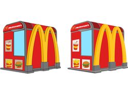 Графика для внутреннего портала McDonalds Украина.