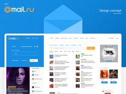 Mail.ru Design concept / Концепция дизайна