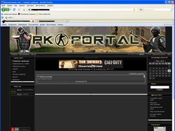 Дизайн сайта по игре в cs