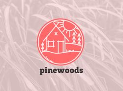 Логотип для жилого квартала Pinewoods