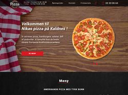 Сайт «Nikas Pizza»
