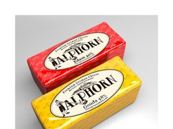 Дизайн этикетки сыра Alphorn (Hoogwegt Cheese)