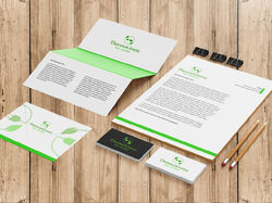 Логотип и фирменный стиль ThermoGreen