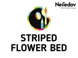 Logo Design for Striped Flower Bed