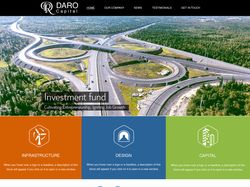 лендинг компании Daro+лого+ визитка
