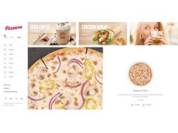 Интернет магазин для ресторана "Pizzaro"