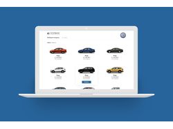 Интерфейс веб-приложения конфигуратора автомобиля