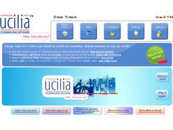 Ucilia™ web-site home page
