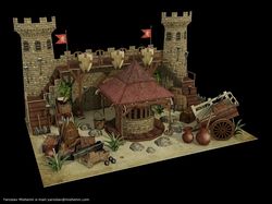 Игровая локация - старинный замок