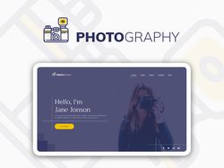 PhotoGrapher - Landing Page