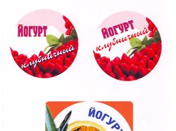 этикетка на йогурт