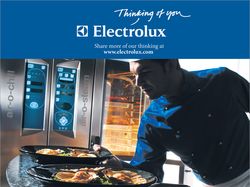 Реклама Electrolux для журнала "Ресторатор"