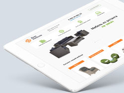 Дизайн Landing page по продаже мебели