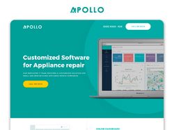 Web Дизайн для компании по Разработке ПО Apollo