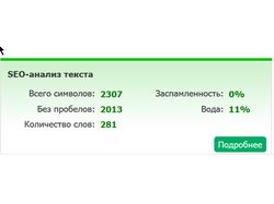 Уникальный текст с 0% заспамленности