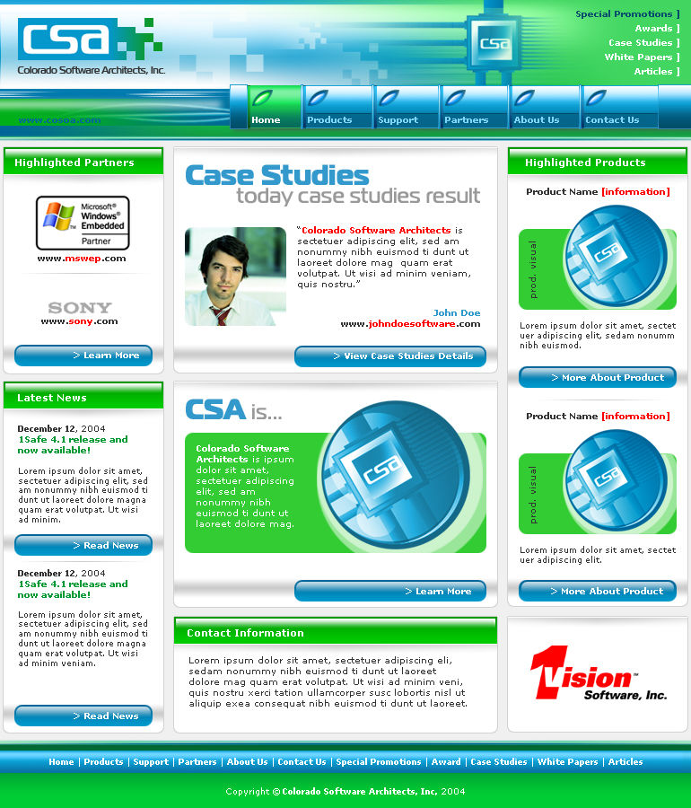 Сайт компании "Colorado Software Architects", США.jpg