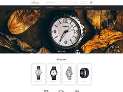 Дизайн интернет магазина, продажа часов