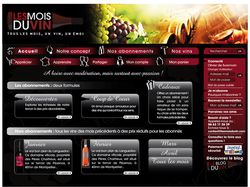 Французкий интернет-магазин вин "Les Mois du vin"