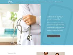 Адаптивный сайт зарубежной клиники CMS Wordpress