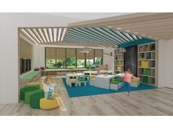 Дизайн игровой комнаты детского сада