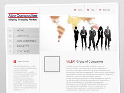 Сайт компании AlbaCommodities