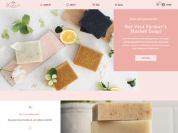 Разработка дизайна сайта по продаже handmade мыла
