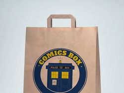 Бумажный пакет COMICS BOX