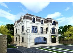 трёхэтажный индивидуальный проект дома в Баку