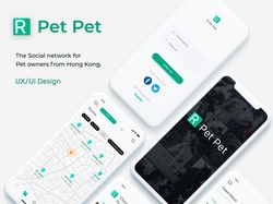 R Pet Pet. UI/UX mobile design