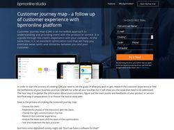 Bpmonline. Customer journey map