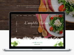 Дизайн веб-сайта итальянского ресторана