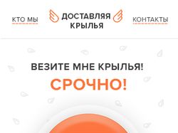 Сайт-приложение по доставке крылышек и бухлишка