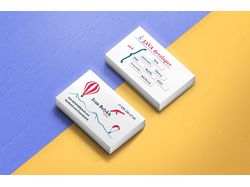 Дизайн двусторонней визитки