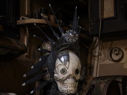 Steampunk scull "To hell through heaven"