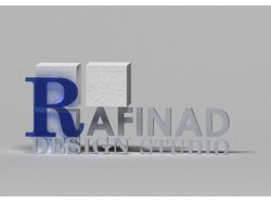 3D logo Rafinad