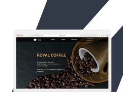Дизайн кофейни - Landing Page